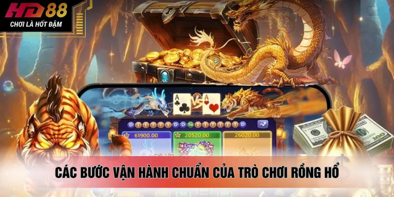 Các bước vận hành chuẩn của trò chơi rồng hổ