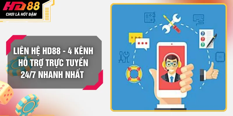 Liên Hệ HD88 - 4 Kênh Hỗ Trợ Trực Tuyến 24/7 Nhanh Nhất 