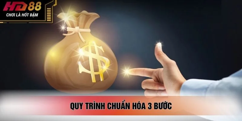 Quy trình chuẩn hóa 3 bước