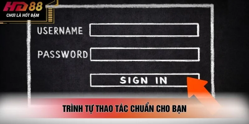 Trình tự thao tác chuẩn cho bạn